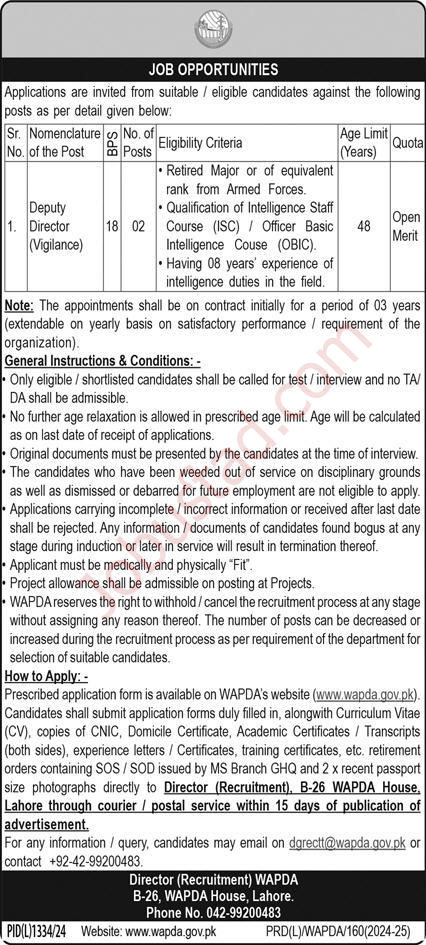 	Water and Power Development Authority